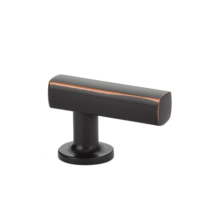 Emtek - 1-1/8" x 1-7/8" Freestone Finger Cabinet Pull - Oil Rubbed Bronze