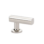 Emtek - 1-1/8" x 1-7/8" Freestone Finger Cabinet Pull - Polished Nickel Lifetime