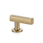 Emtek - 1-1/8" x 1-7/8" Freestone Finger Cabinet Pull - Satin Brass