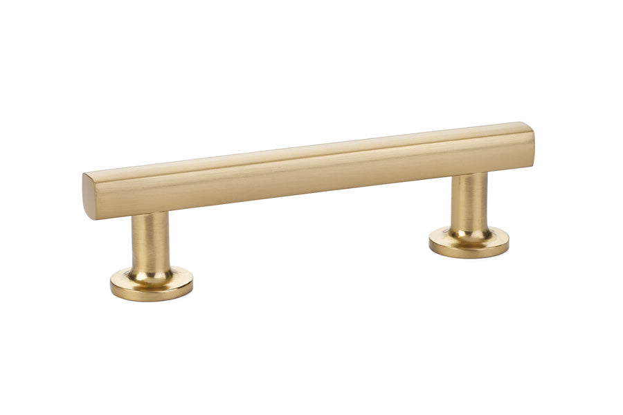 Emtek - Freestone Cabinet Pull with 3-1/2" Center to Center - Satin Brass