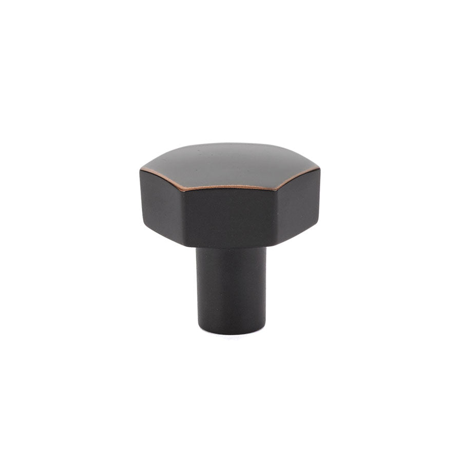 Emtek - Mod Hex 1-1/8" Cabinet Knob - Oil Rubbed Bronze