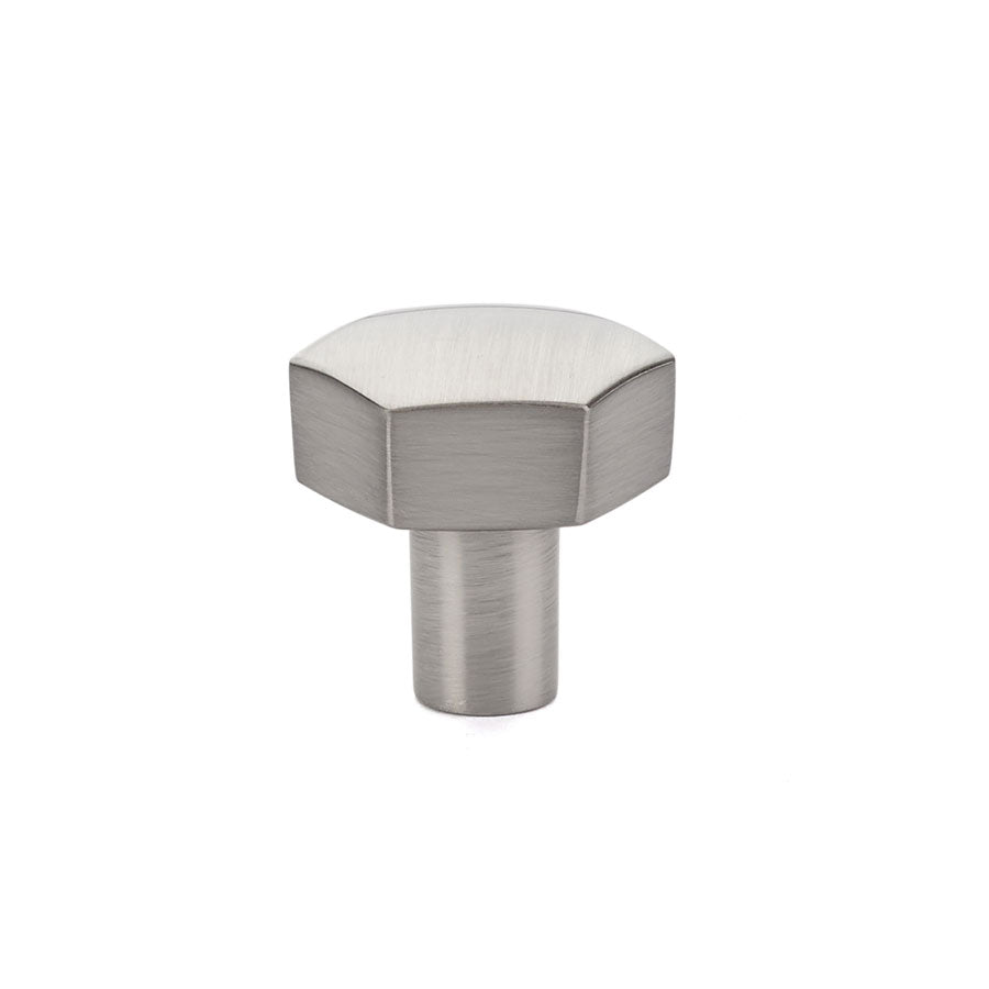 Emtek - Mod Hex 1-1/8" Cabinet Knob - Satin Nickel