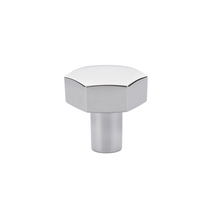 Emtek 86457US26 Mod Hex 1-1/8" Cabinet Knob Polished Chrome Finish Main image