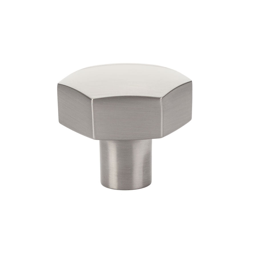 Emtek - Mod Hex 1-1/2" Cabinet Knob - Satin Nickel