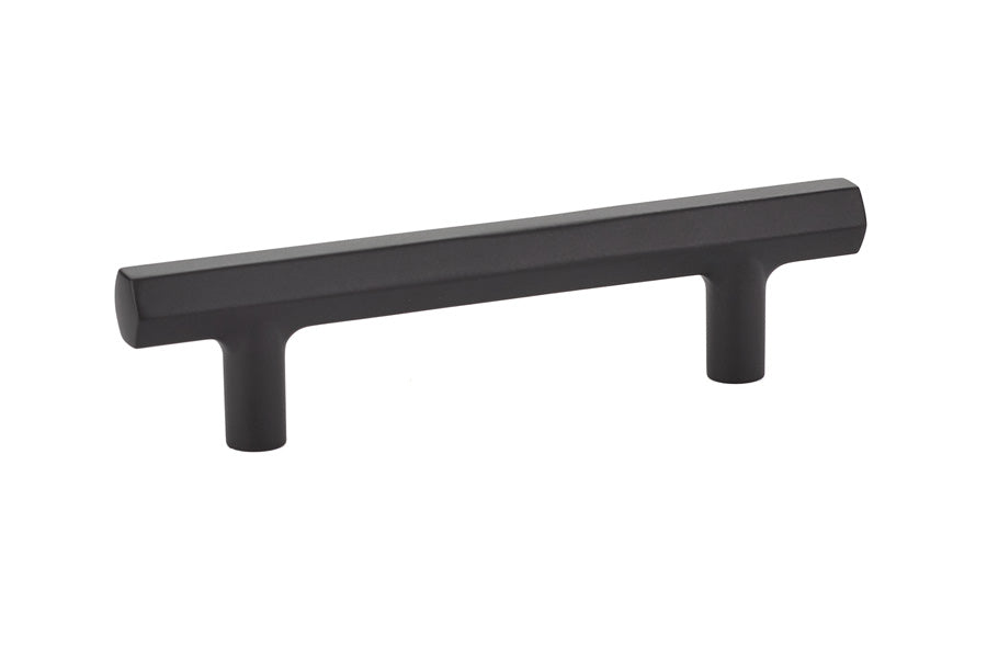 Emtek - Mod Hex Cabinet Pull with 3-1/2" Center to Center - Flat Black