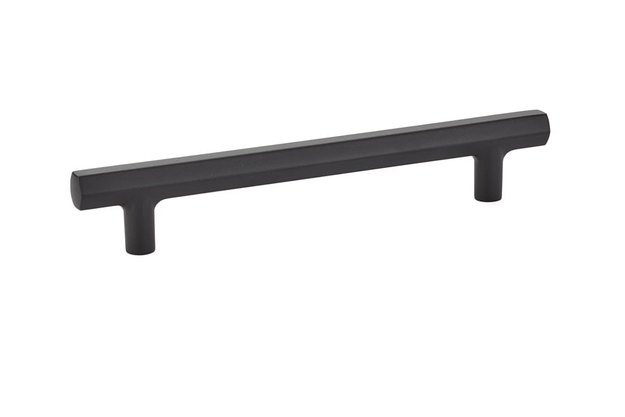 Emtek - Mod Hex Cabinet Pull with 6" Center to Center - Flat Black