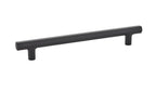 Emtek - Mod Hex Cabinet Pull with 8" Center to Center - Flat Black