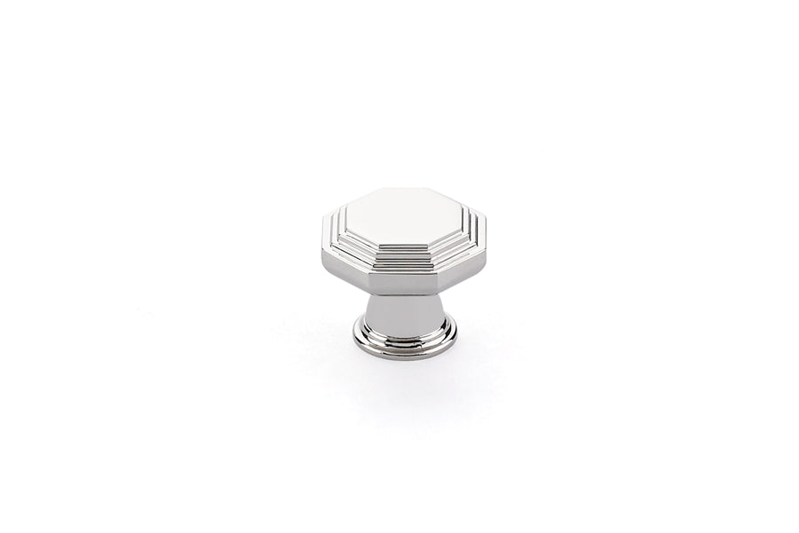 Emtek - Midvale 1-1/4" Cabinet Knob - Polished Nickel Lifetime