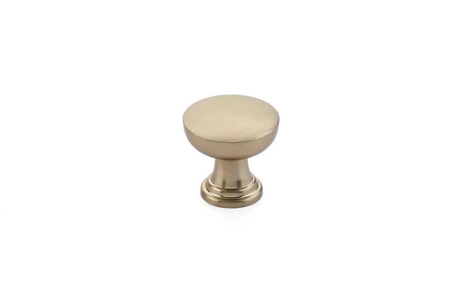 Emtek 86467US4 Overland 1-1/4" Cabinet Knob Satin Brass Finish Main image