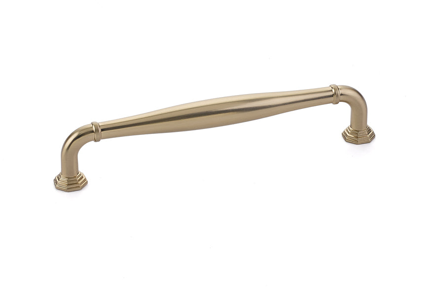 Emtek - Blythe Cabinet Pull with 6" Center to Center - Satin Brass