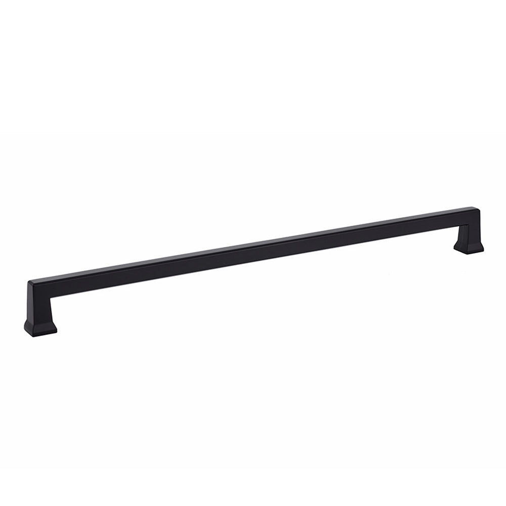 Emtek - Alexander Cabinet Pull with 12" Center to Center - Flat Black