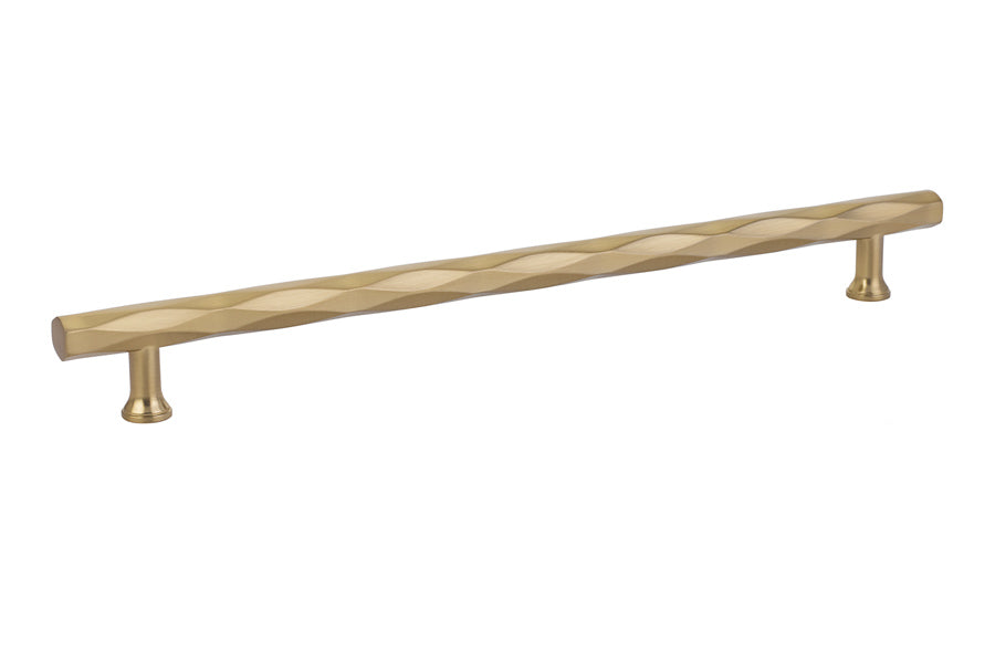 Emtek 86490US4 Tribeca Cabinet Pull with 10" Center to Center Satin Brass Finish Main image