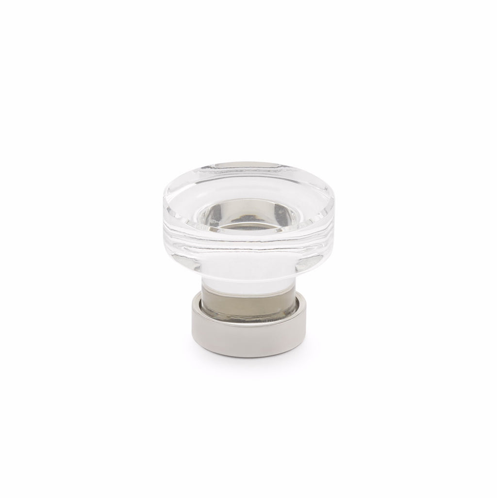 Emtek - Grayson 1-1/4" Glass Cabinet Knob - Polished Nickel Lifetime