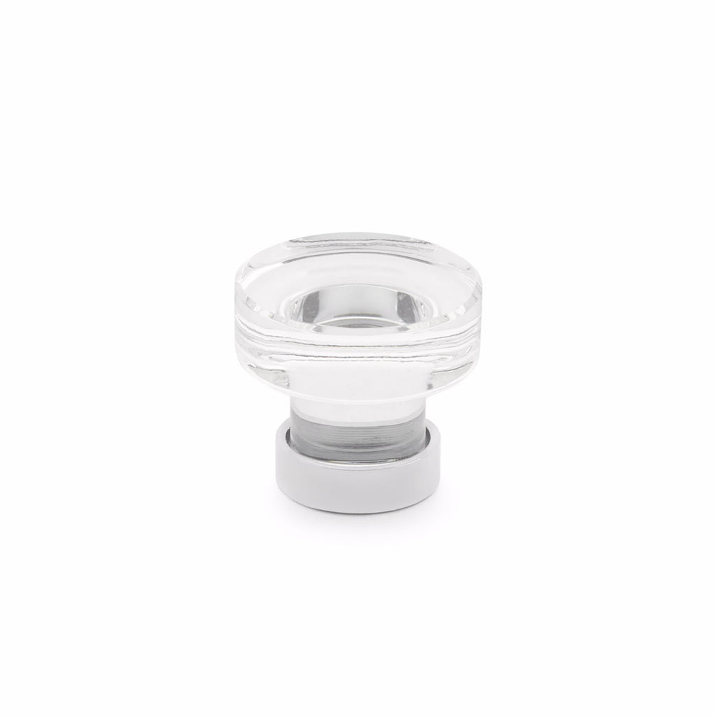 Emtek - Grayson 1-1/4" Glass Cabinet Knob - Polished Chrome