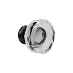 Emtek - Lowell 1-3/8" Glass Cabinet Knob - Oil Rubbed Bronze