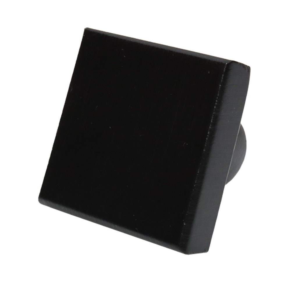 Emtek 86662FB Rustic Modern Square 1-1/4" Cabinet Knob. Main image