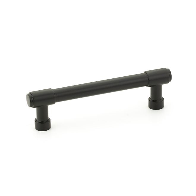 Emtek - Jasper Cabinet Pull with 4" Center to Center - Flat Black