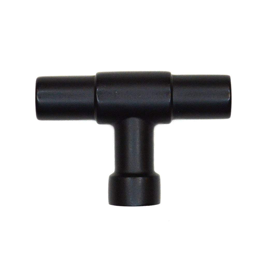 Emtek - Jasper 2" Finger Pull Cabinet Knob - Flat Black