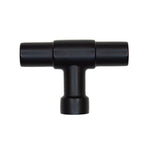 Emtek - Jasper 2" Finger Pull Cabinet Knob - Flat Black
