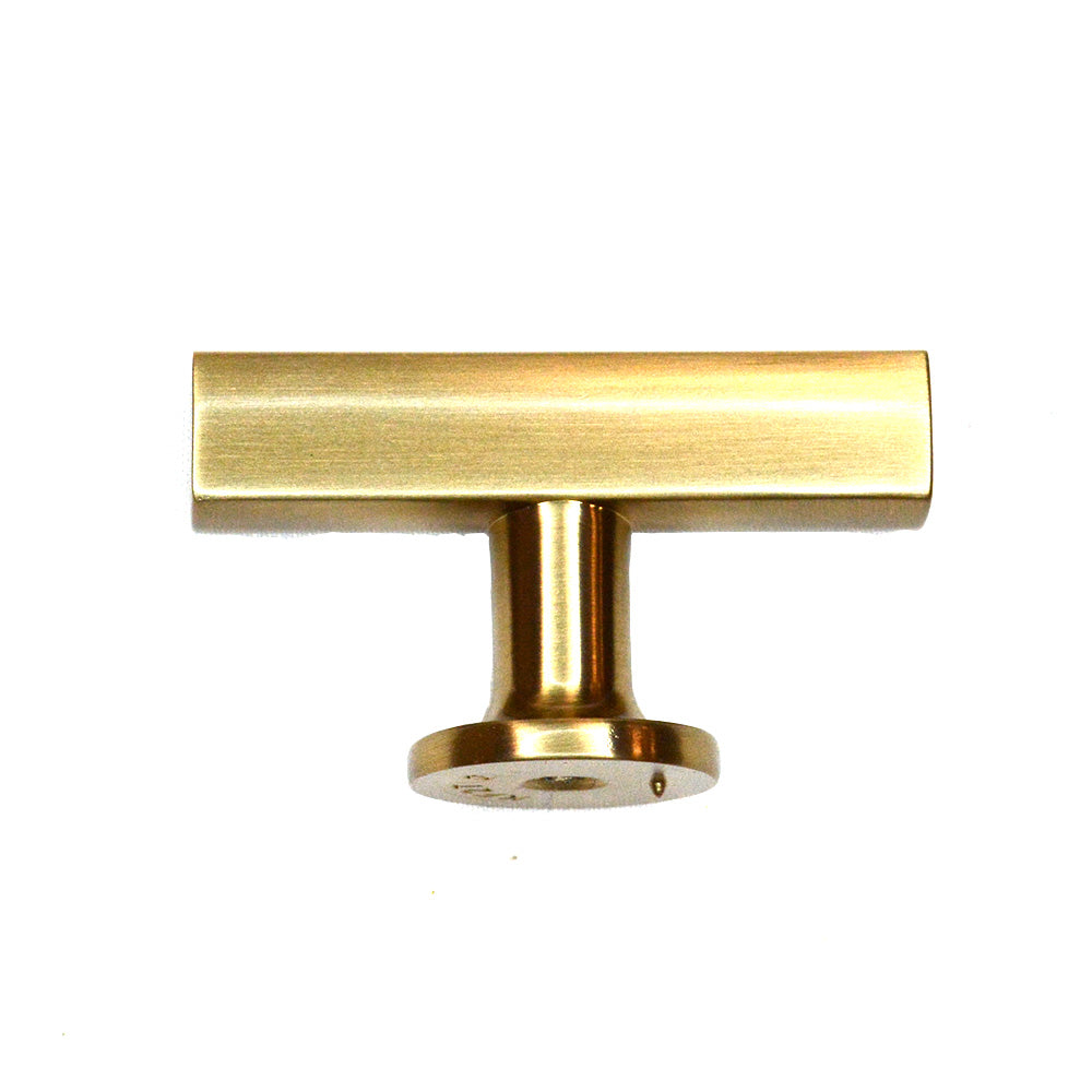 Emtek - Freestone T Cabinet Knob - Satin Brass