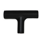 Emtek - Mod Hex T Cabinet Knob - Flat Black