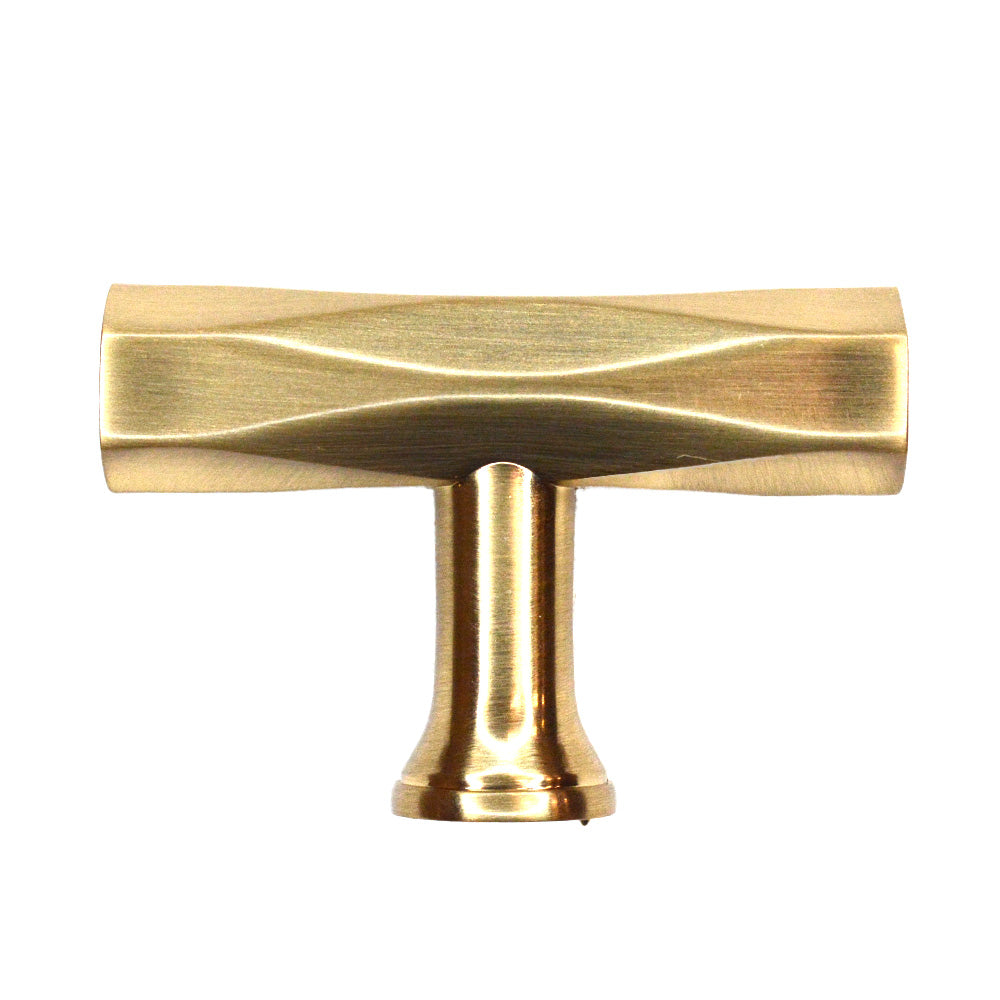 Emtek - Tribeca T Cabinet Knob - Satin Brass