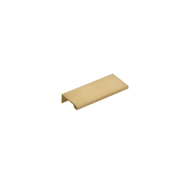 Emtek - Edge Cabinet Pull with 3" Center to Center - Satin Brass
