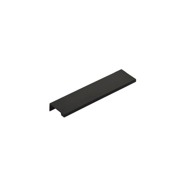 Emtek 87120US19 Edge Cabinet Pull with 6" Center to Center Flat Black Finish Main image