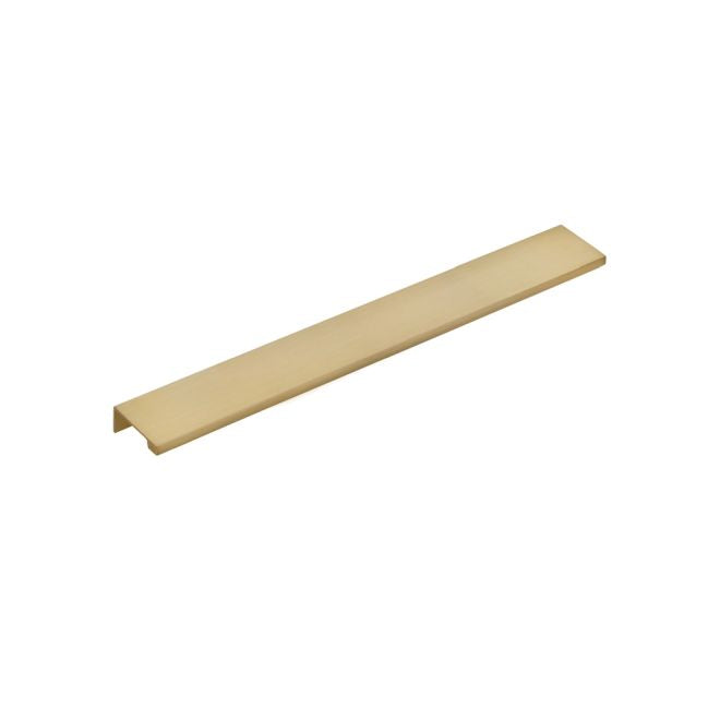 Emtek 87150US4 Edge Cabinet Pull with 12" Center to Center Satin Brass Finish Main image