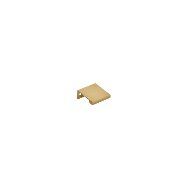 Emtek 87160US4 Edge Cabinet Pull with 1" Center to Center Satin Brass Finish Main image