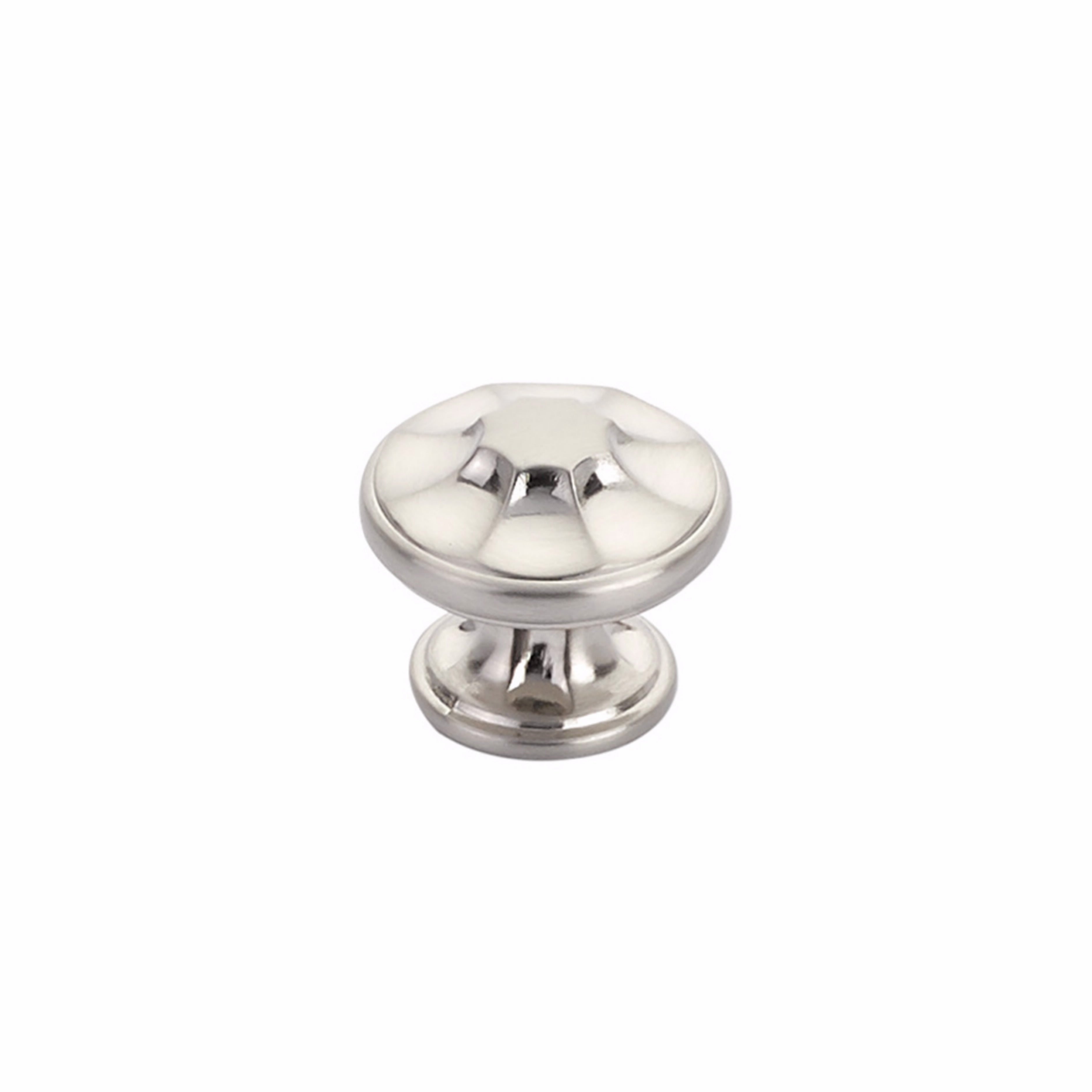 Schaub 876-BN 1-3/8" Empire Cabinet Knob Brushed Nickel Finish
