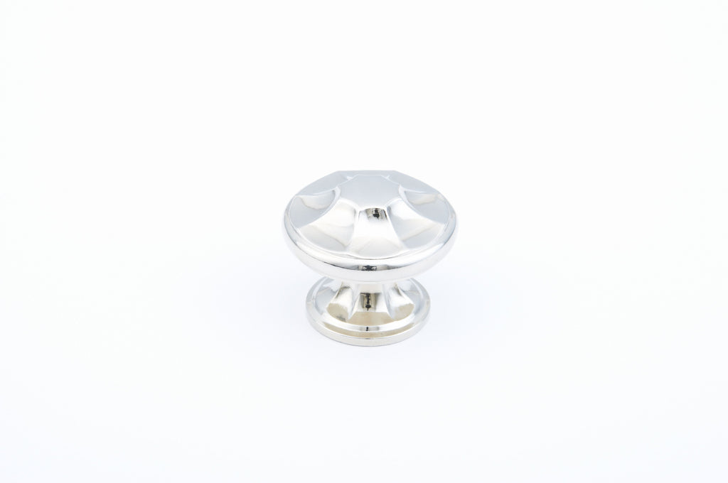 Schaub 876 Empire Cabinet Knob - Polished Nickel