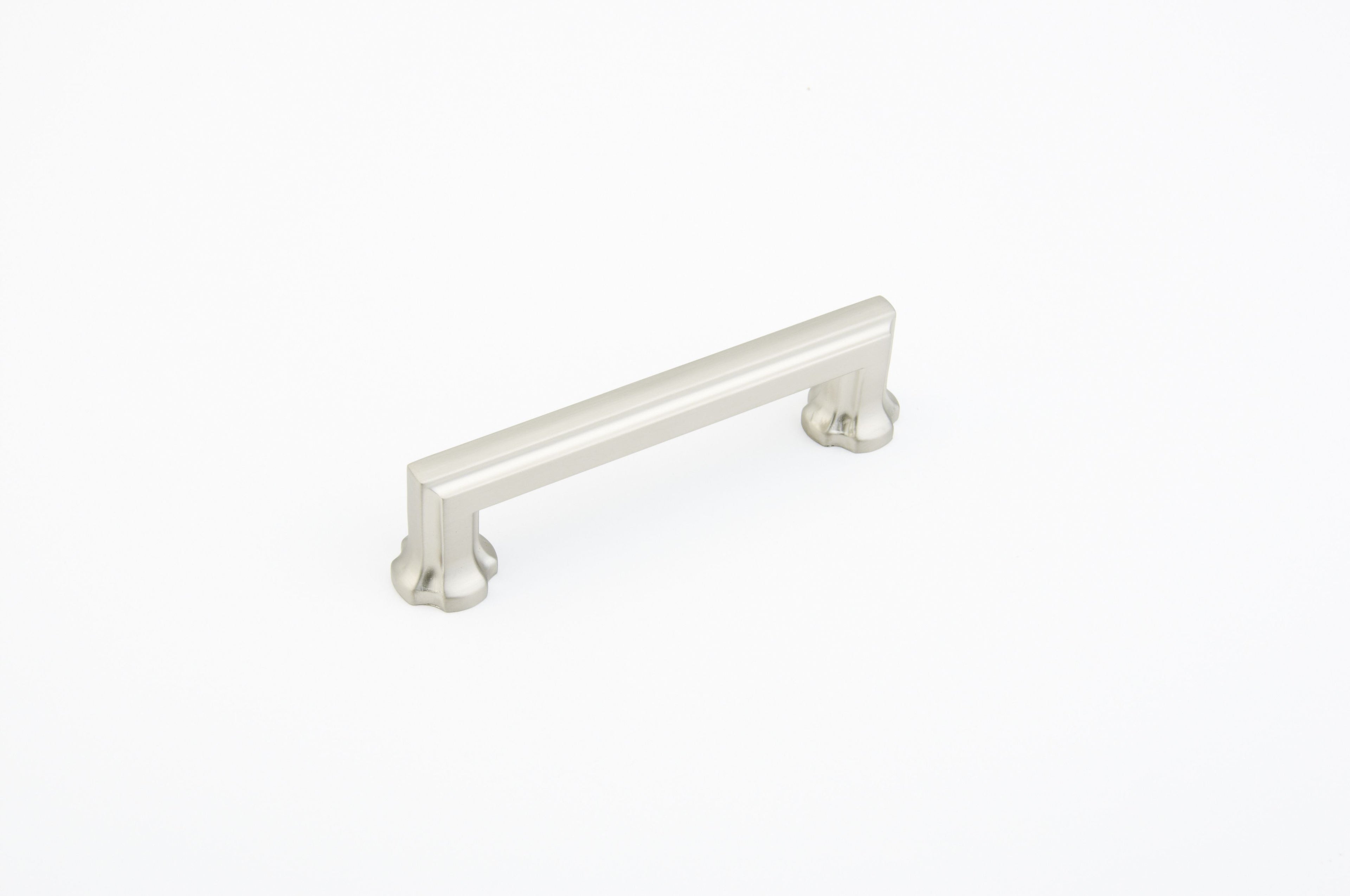 Schaub 877-15 4" Center to Center Empire Cabinet Pull Satin Nickel Finish