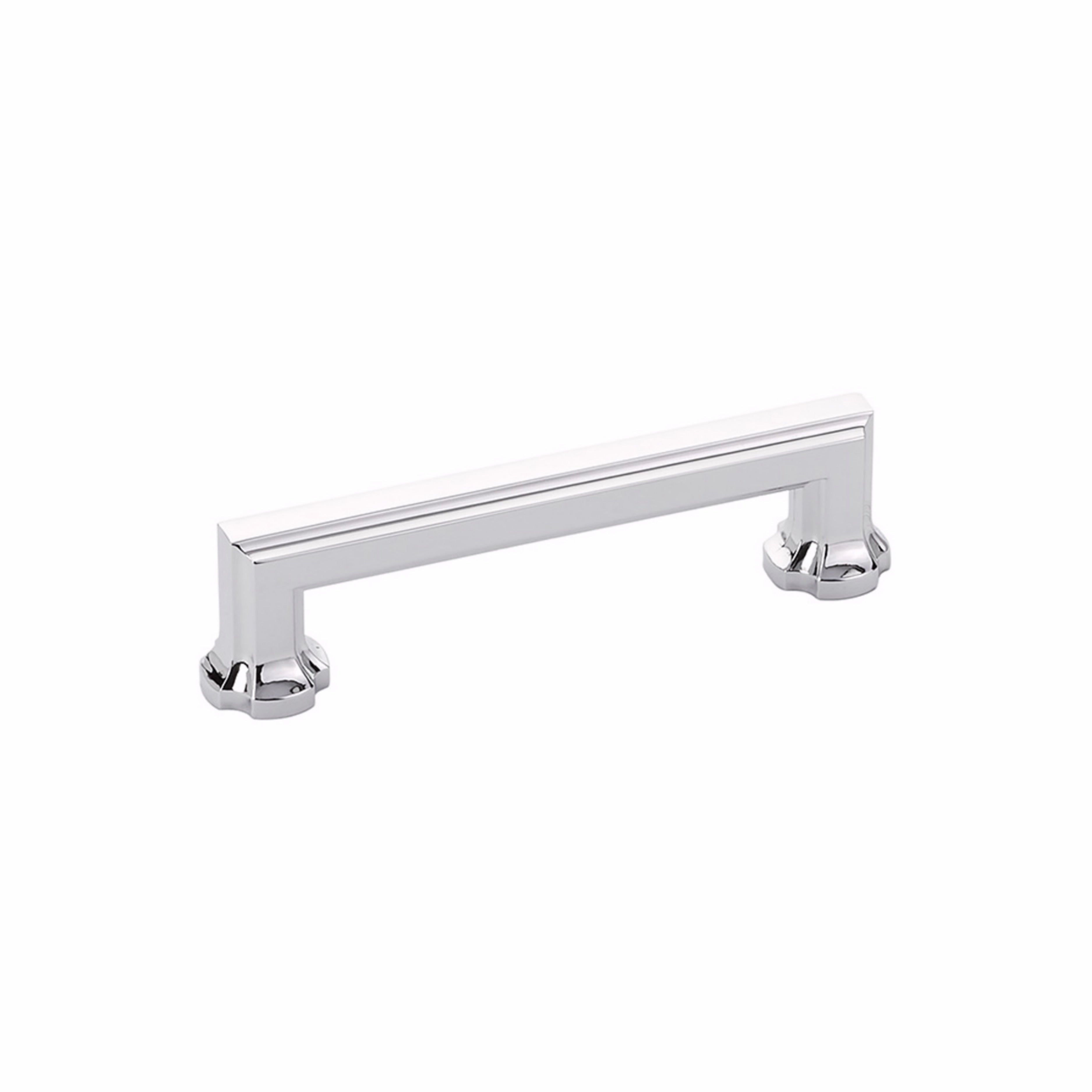 Schaub 877-26 4" Center to Center Empire Cabinet Pull Polished Chrome Finish Main image