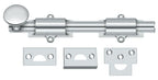 Deltana - 8" Surface Bolt; Heavy Duty - Bright Chrome