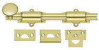 Deltana - 8" Surface Bolt; Heavy Duty - Bright Brass