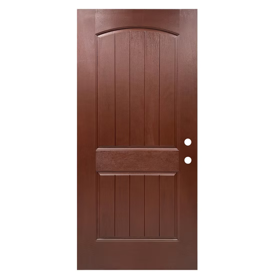 FB-2PM1 Fiberglass Door w. Mahogany Main image