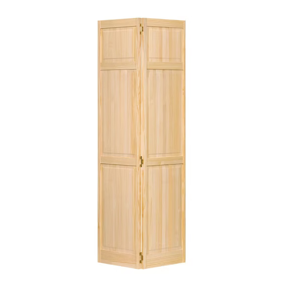 Pine 6-Panel Bi-fold Door