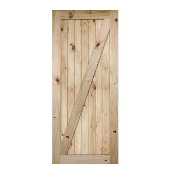 Z-Design Knotting Pine Barn Door Main image