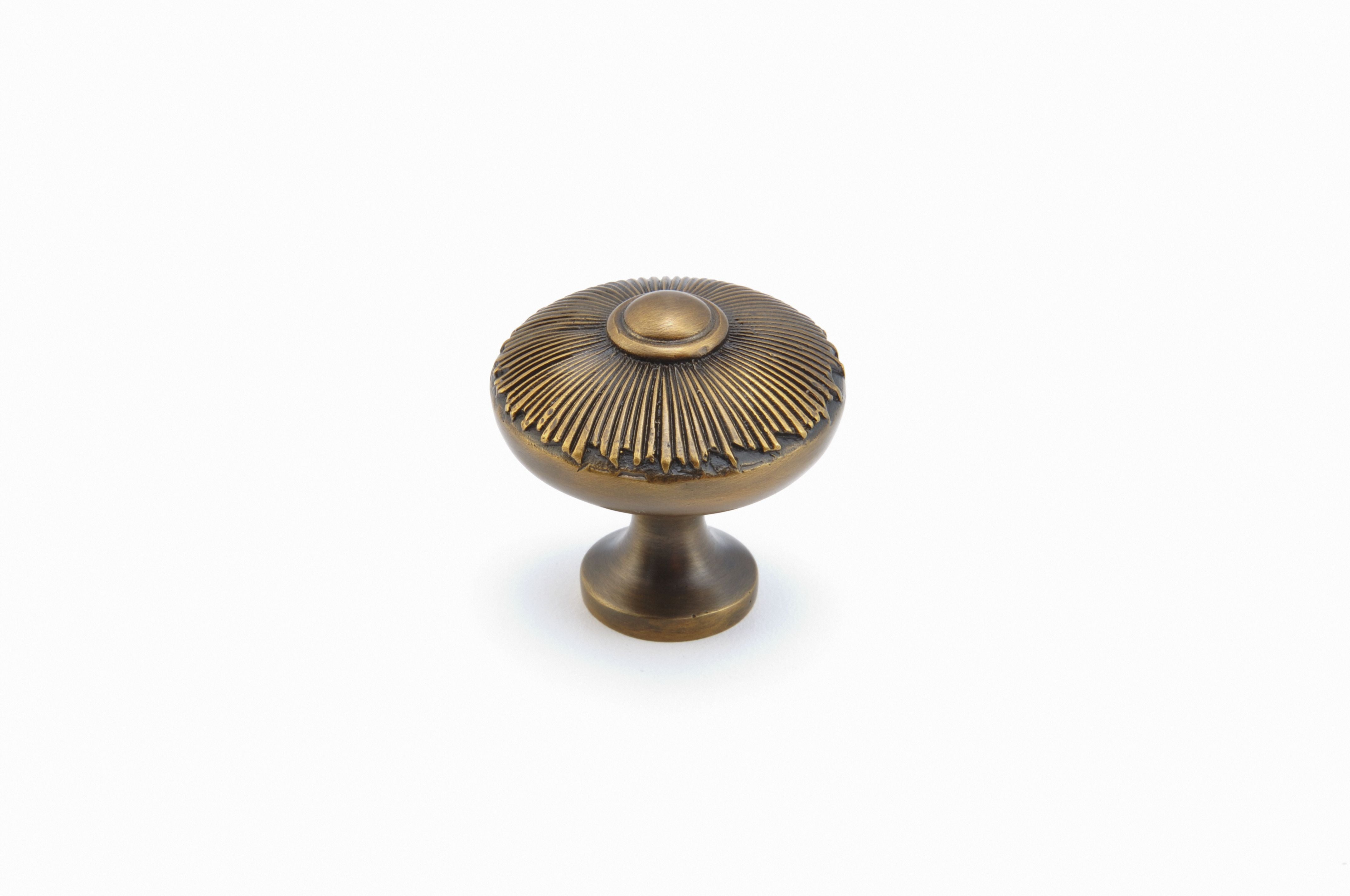 Schaub 974-ED 1-1/2" Sunburst Cabinet Knob Estate Dover Finish Main image