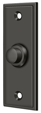 Deltana - Bell Button; Rectangular Contemporary - Oil Rubbed Bronze