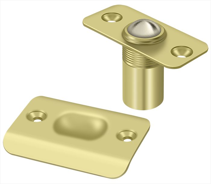 Deltana - Ball Catch; Round Corners - Bright Brass