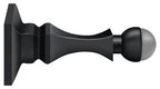 Deltana - 3-1/2" Baseboard Door Bumper; Solid Brass - Black