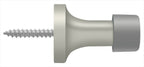 Deltana - 1-3/8" Baseboard Door Bumper; Solid Brass - Satin Nickel