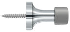 Deltana - 1-3/8" Baseboard Door Bumper; Solid Brass - Bright Chrome