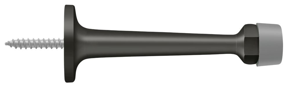 Deltana - 3-1/4" Baseboard Door Bumper; Solid Brass Secondary image