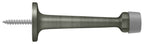 Deltana - 3-1/4" Baseboard Door Bumper; Solid Brass - Antique Nickel