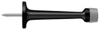 Deltana - 3-1/4" Baseboard Door Bumper; Solid Brass - Black