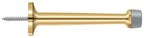 Deltana - 4" Baseboard Door Bumper; Solid Brass - Lifetime Brass