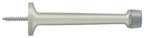 Deltana - 4" Baseboard Door Bumper; Solid Brass - Satin Nickel